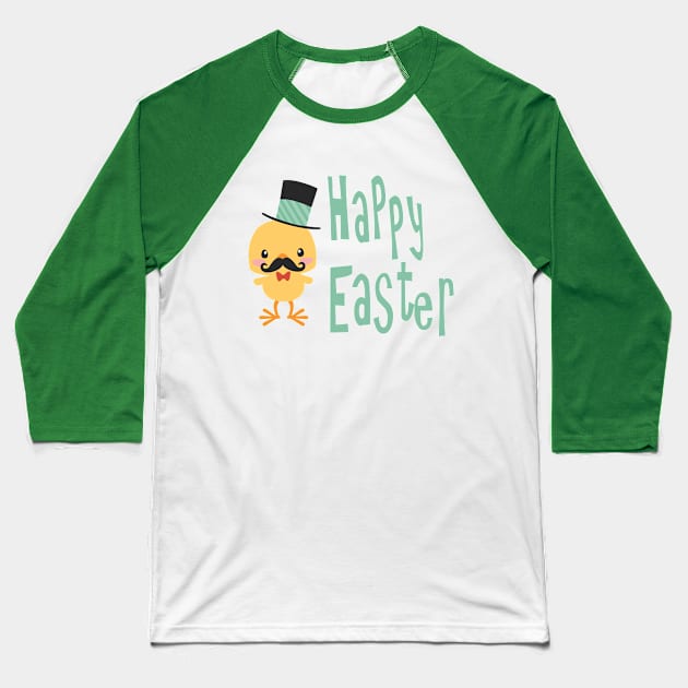 Happy Easter Baseball T-Shirt by PeppermintClover